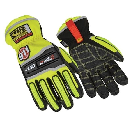 Ringers Gloves RG-327-09 Esg Barrier One Glove; HI VIS - Medium